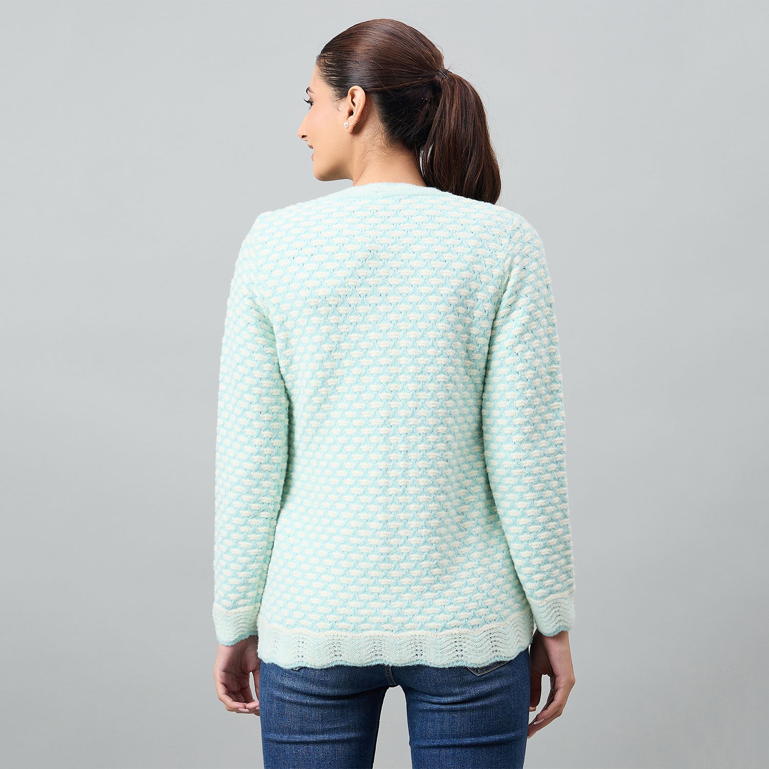 Duke Urban Women Full Sleeve Front Open Regular Cardigan (SDS1287)