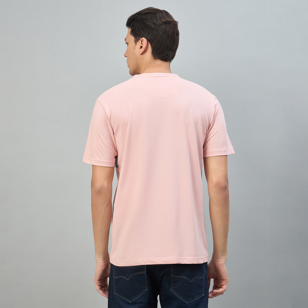Duke Urban Men Colorblocked Half Sleeve Round Neck Tshirt (LF7613)