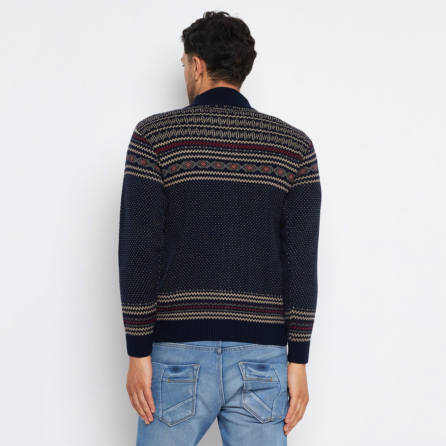 Duke Urban Men Full Sleeve High Neck Pullover (SDS2082)
