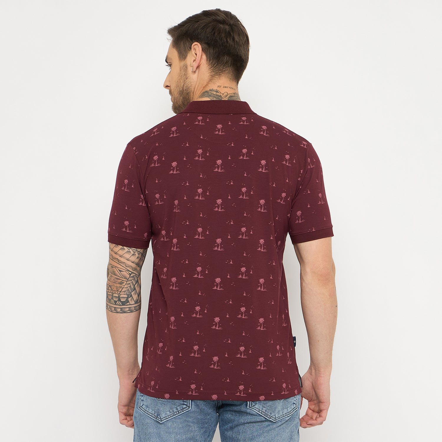 Duke Urban Men Half Sleeve Cotton Tshirt (LF7309)