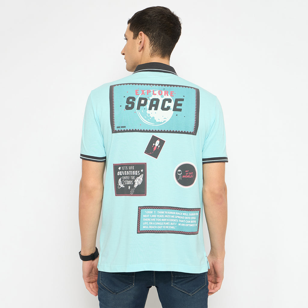Duke Urban Men Half Sleeve Cotton Tshirt (LF7181)