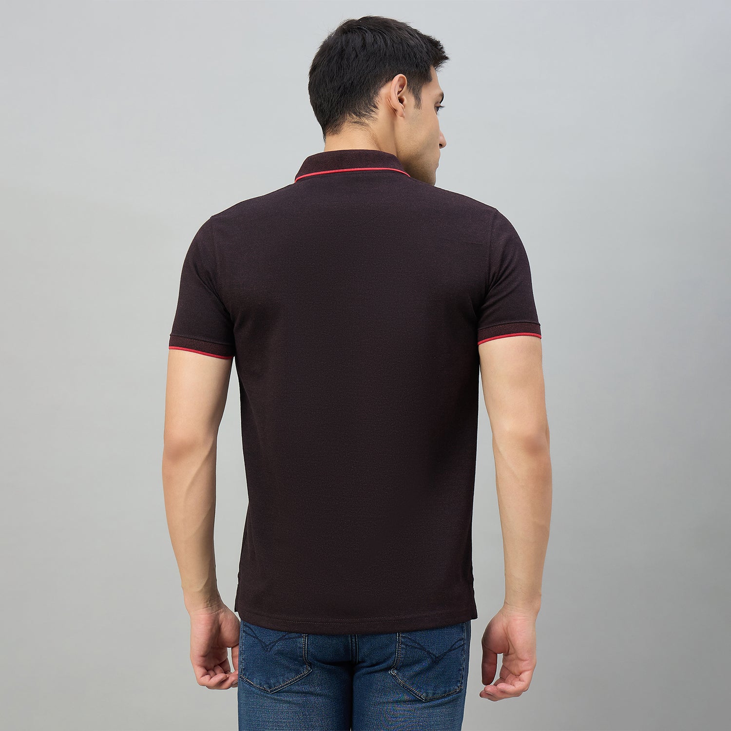 Duke Men Half Sleeve Cotton Smart Fit Casual T-shirt (SD74)