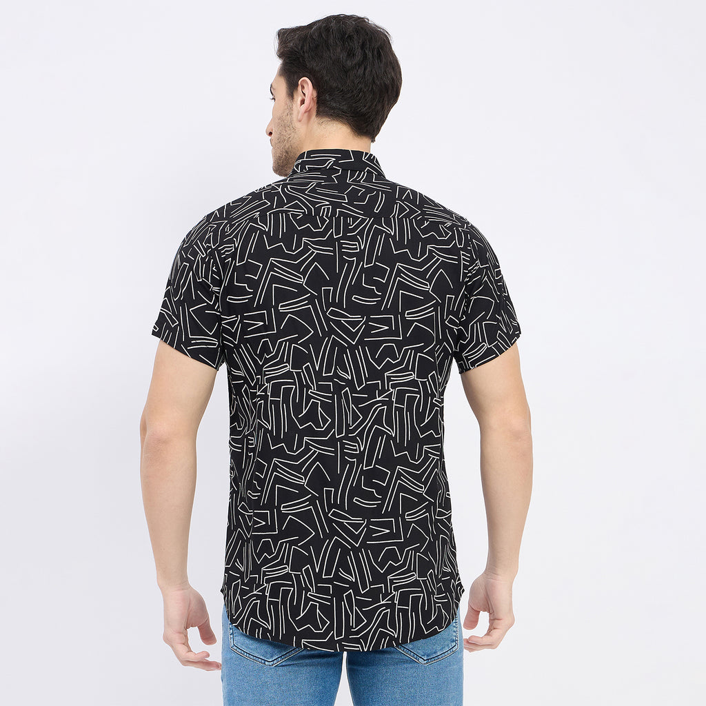 Duke Urban Men Half Sleeve Cotton Shirt (SDO2PRRD)