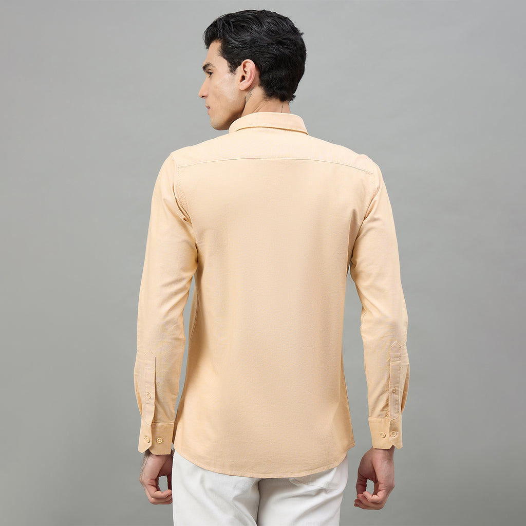 Duke Urban Men Solid Full Sleeve Spread Collar Slim Shirt (SDO8PLOE)