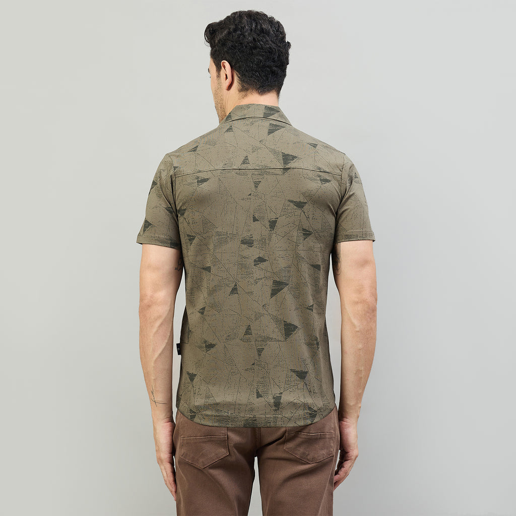 Duke Urban Men Regular Half Sleeve Cotton Shirt (LF6091A)