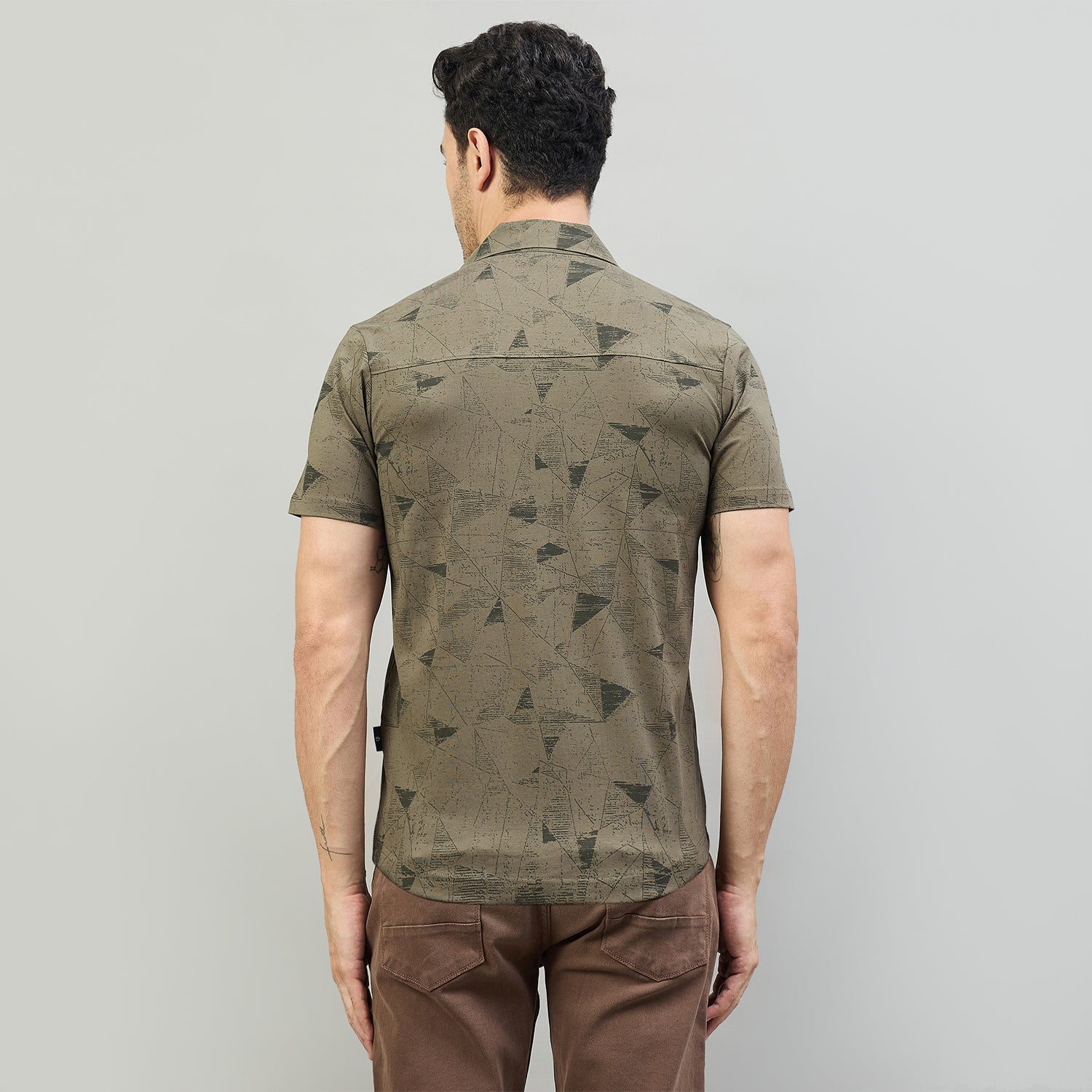 Duke Urban Men Regular Half Sleeve Cotton Shirt (LF6091A)