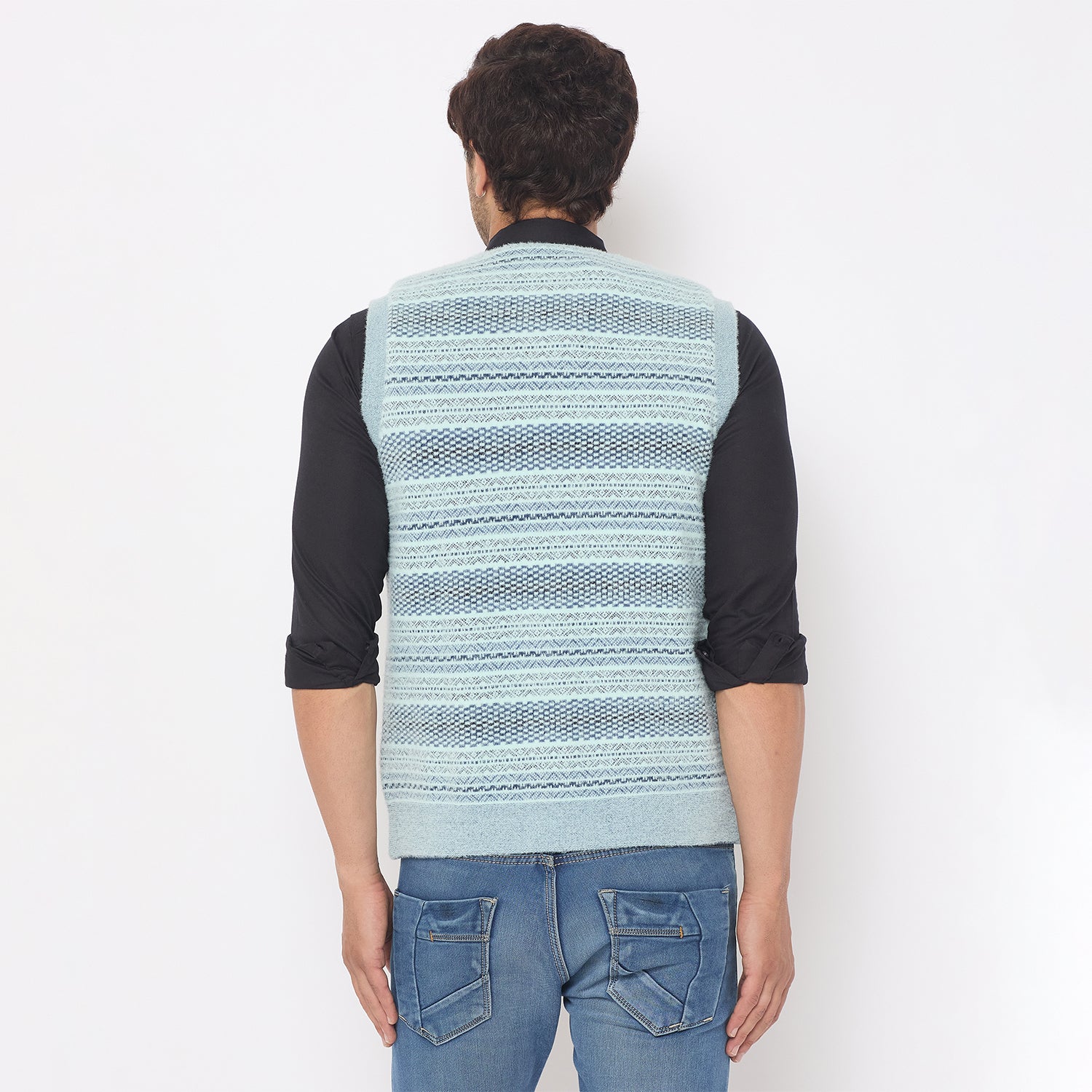 Duke Urban Men V Neck Reversible Sweater (SDS2290)