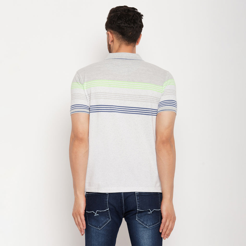 Duke Stardust Men Half Sleeve Polo Neck Cotton T-shirt (LF5722)