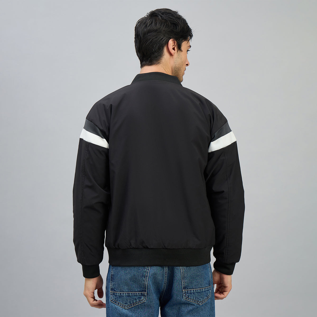 Duke Men Full Sleeve Stand Collar Reversible Jacket (SDZ3238)