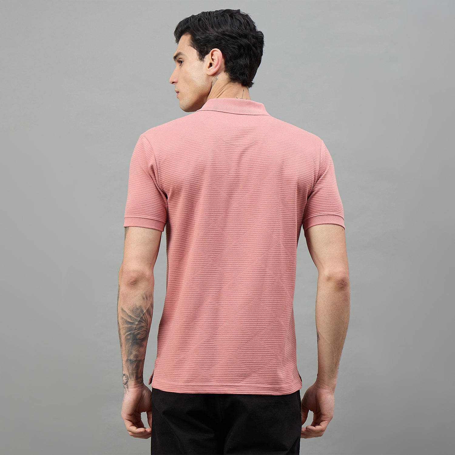 Duke Urban Men Polo Neck Half Sleeve Regular T-Shirt (LF7559)