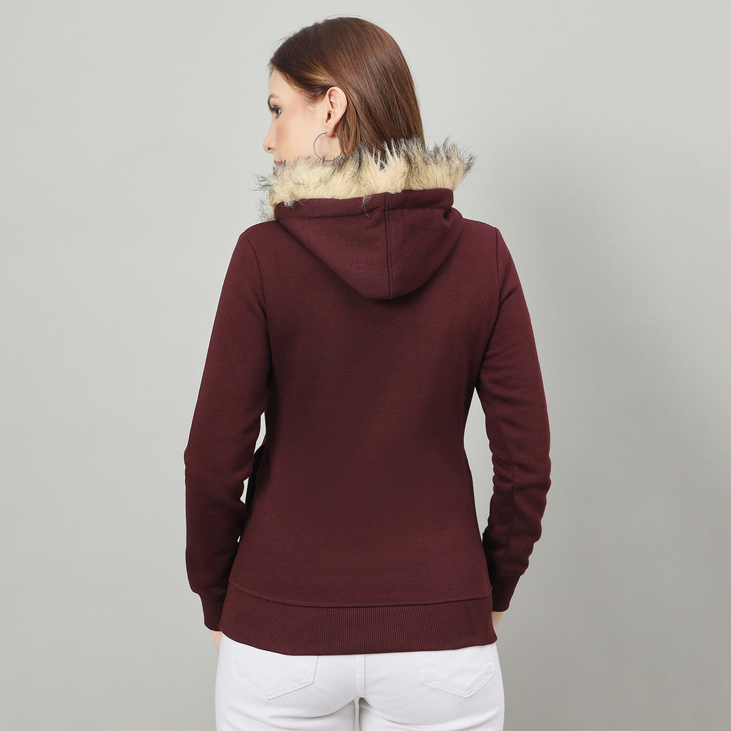 Duke Urban Women Hooded Regular Sweatshirt (LFX957)