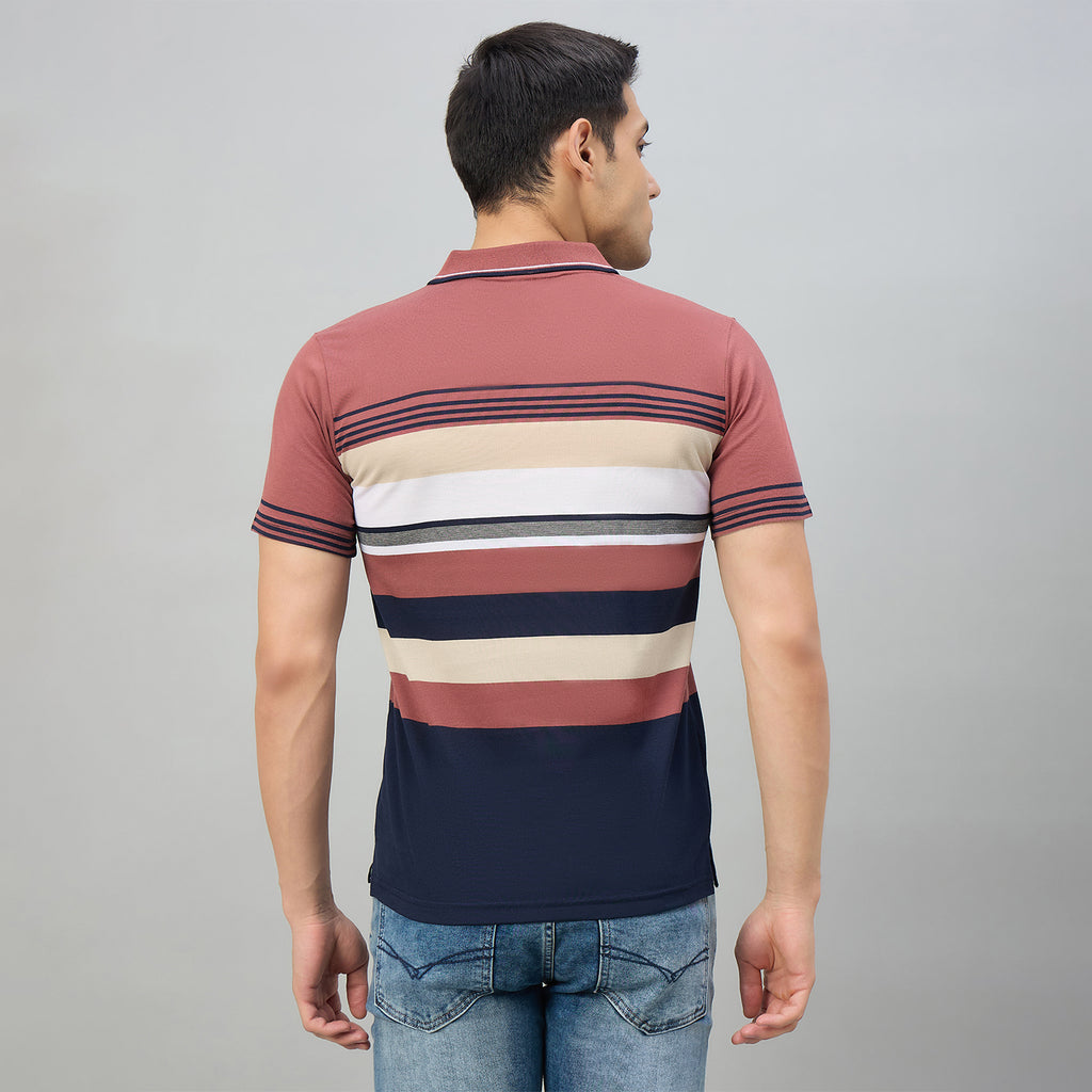 Duke Men Half Sleeve Cotton Regualr Fit Casual T-shirt (MLF1177)
