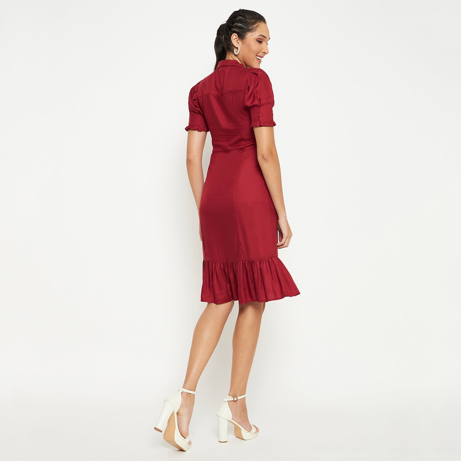 Duke Urban Women Half Sleeve Long Dresses (SDX3711)