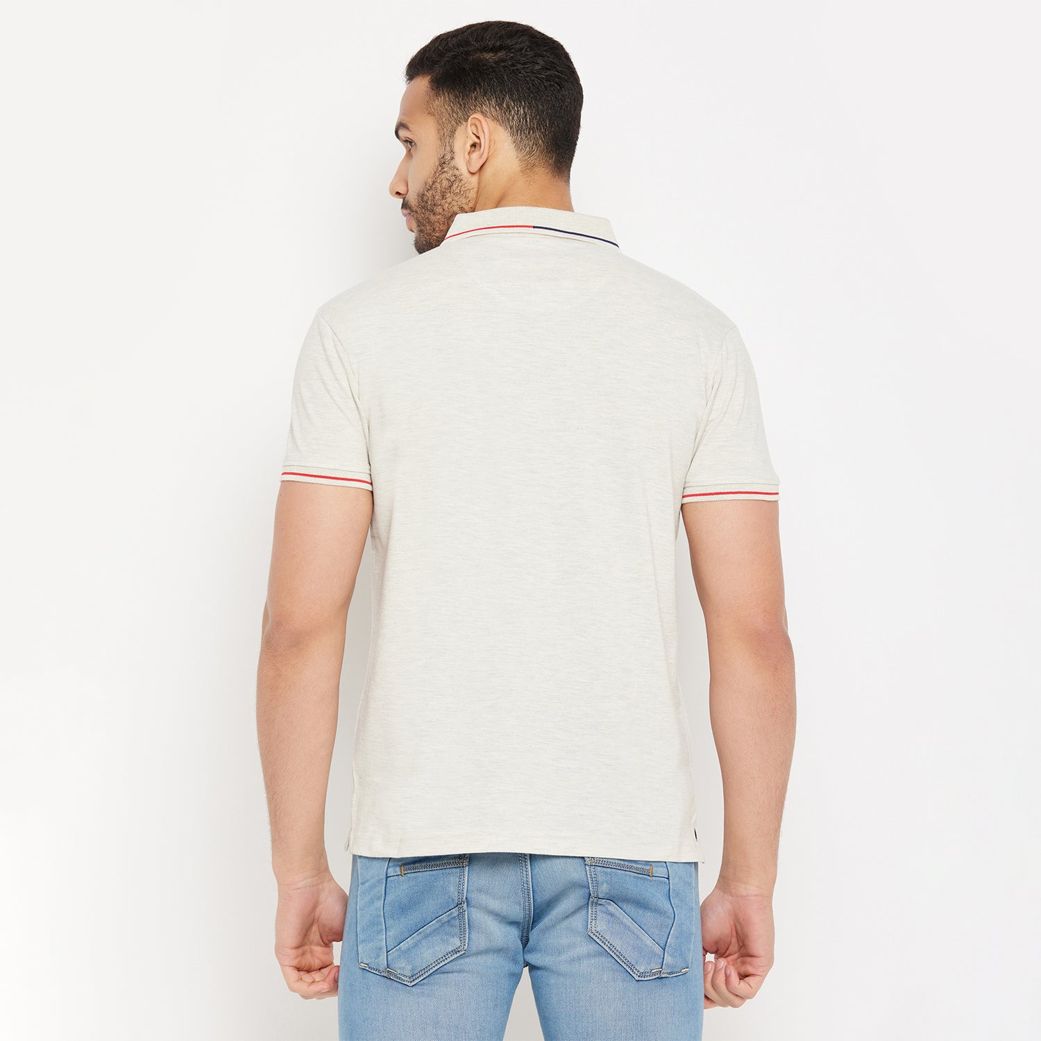 Duke Stardust Men Half Sleeve Polo Neck Cotton T-shirt (3934)