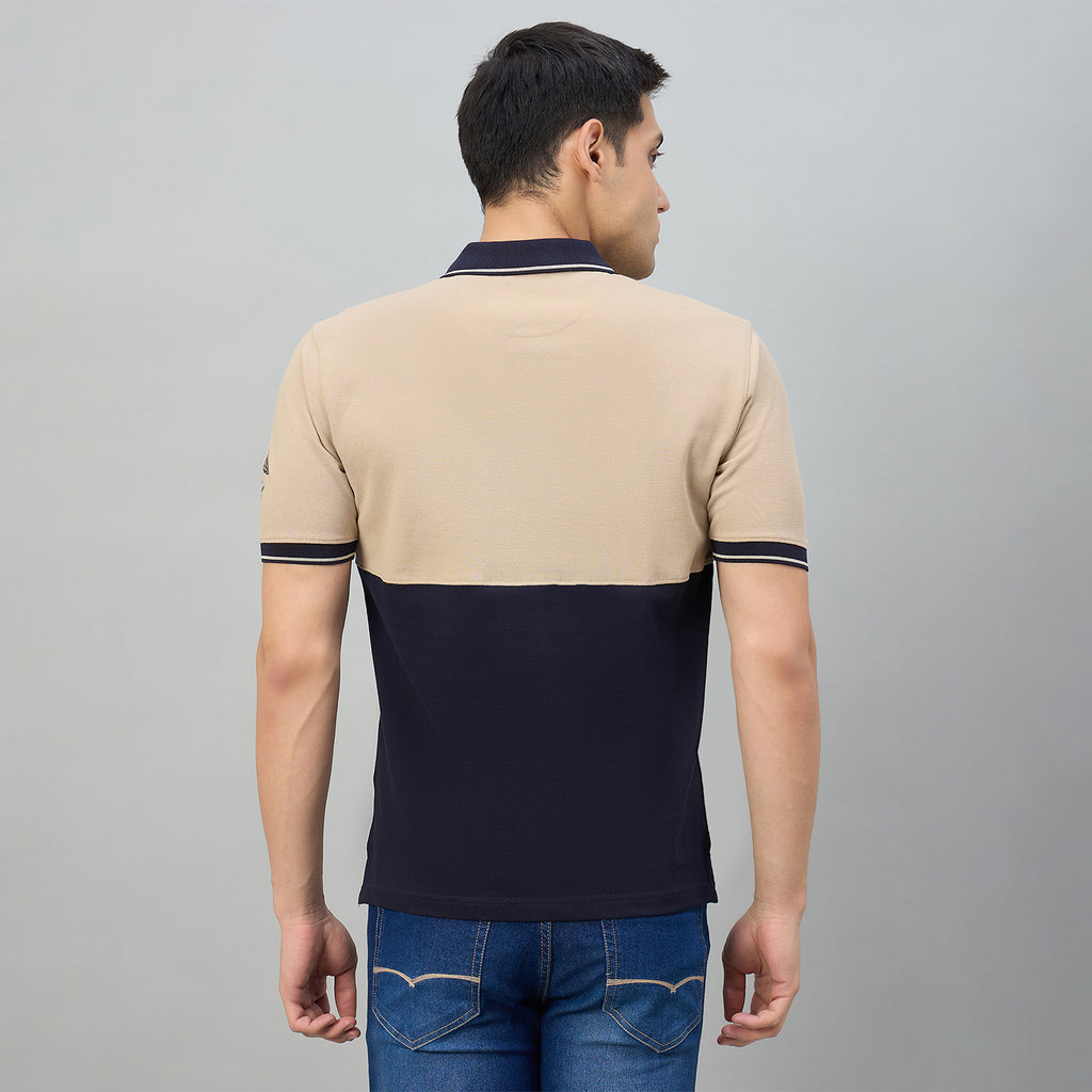Duke Men Half Sleeve Cotton Regualr Fit Casual T-shirt (LF7975)