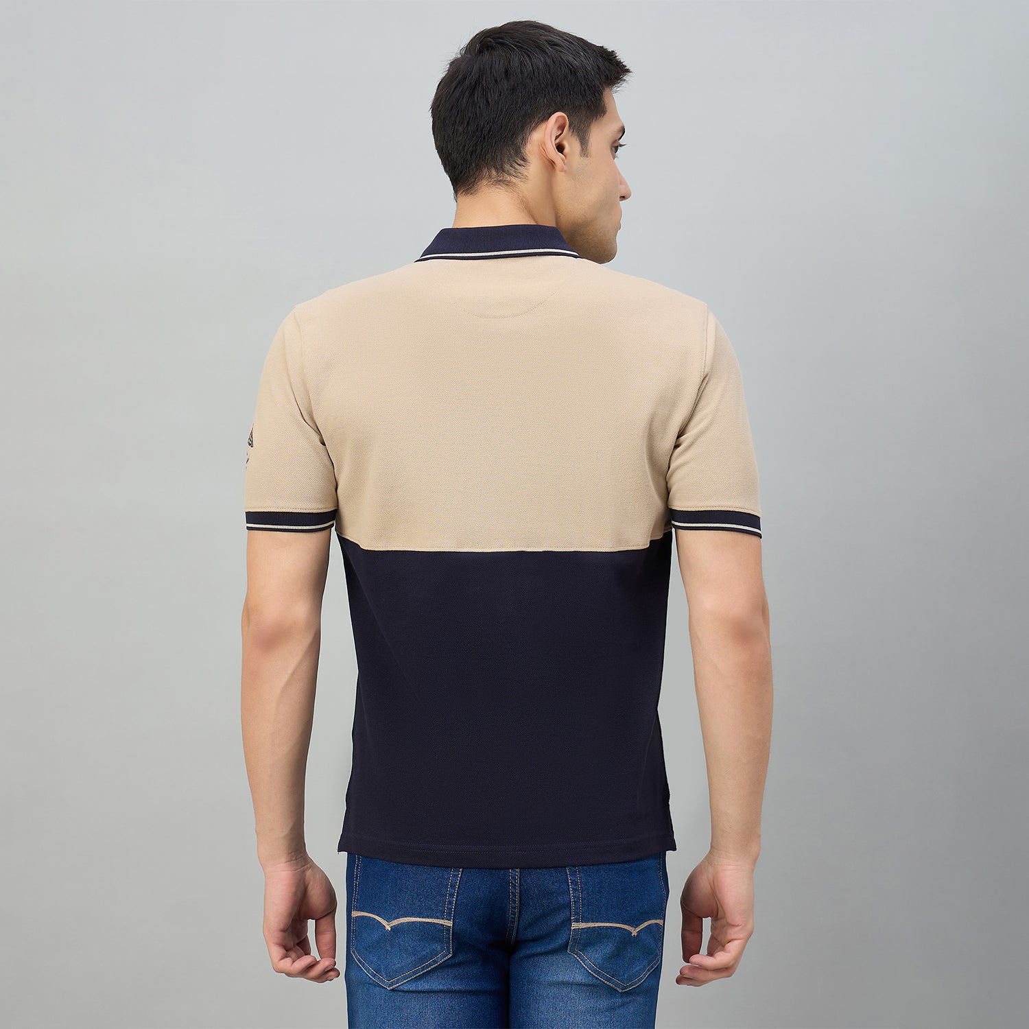 Duke Men Half Sleeve Cotton Regualr Fit Casual T-shirt (LF7975)