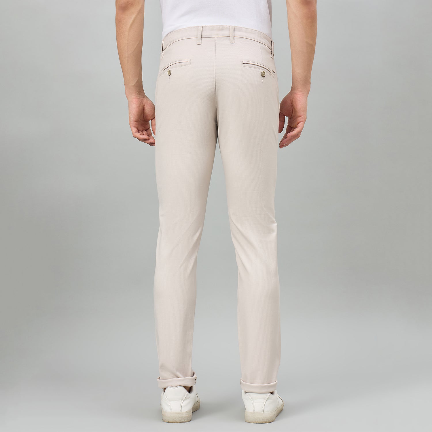 Duke Men Flatfront Narrow fit Casual Chinos Trouser (SDT4703)