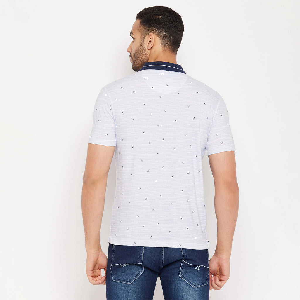 Duke Stardust Men Half Sleeve Polo Neck Cotton T-shirt (4260)