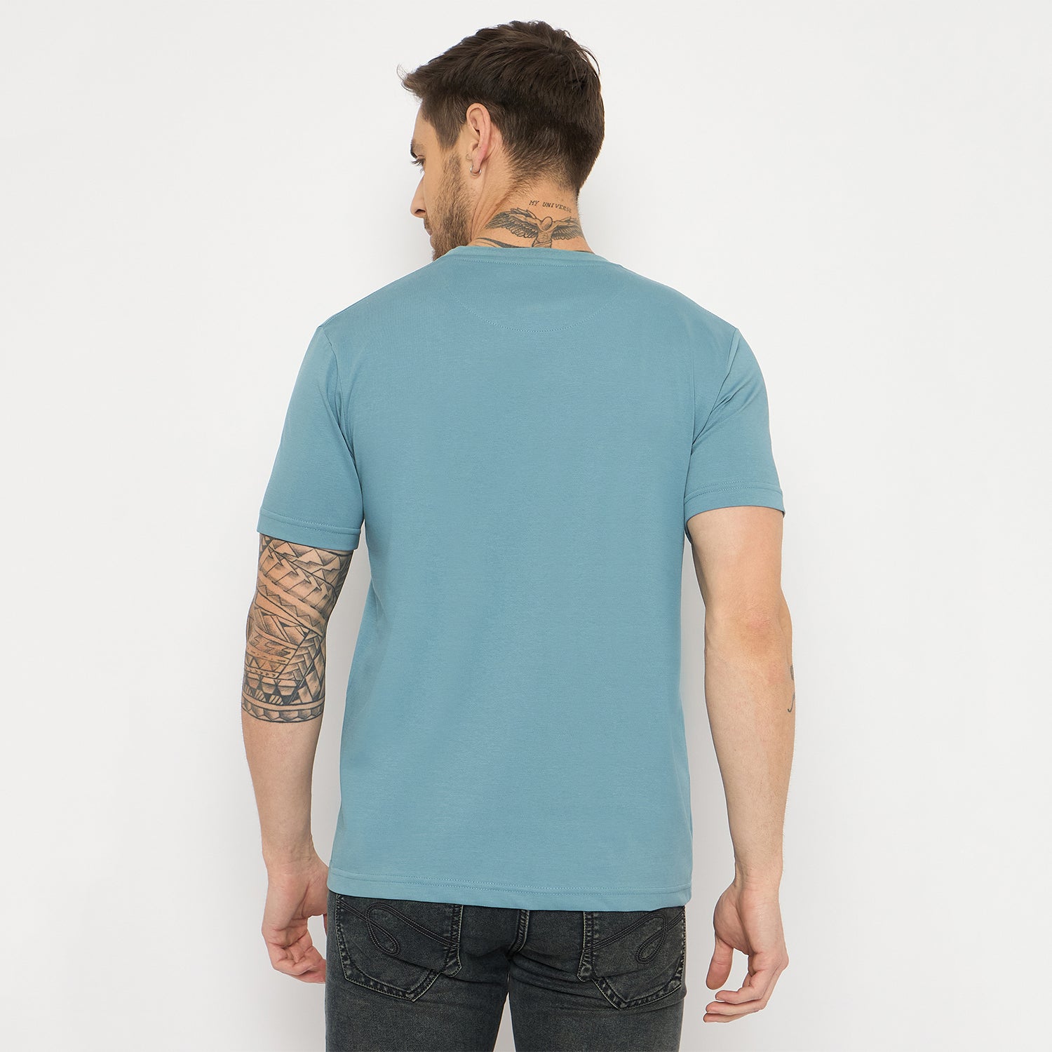 Duke Urban Men Half Sleeve Cotton Tshirt (LF7421)
