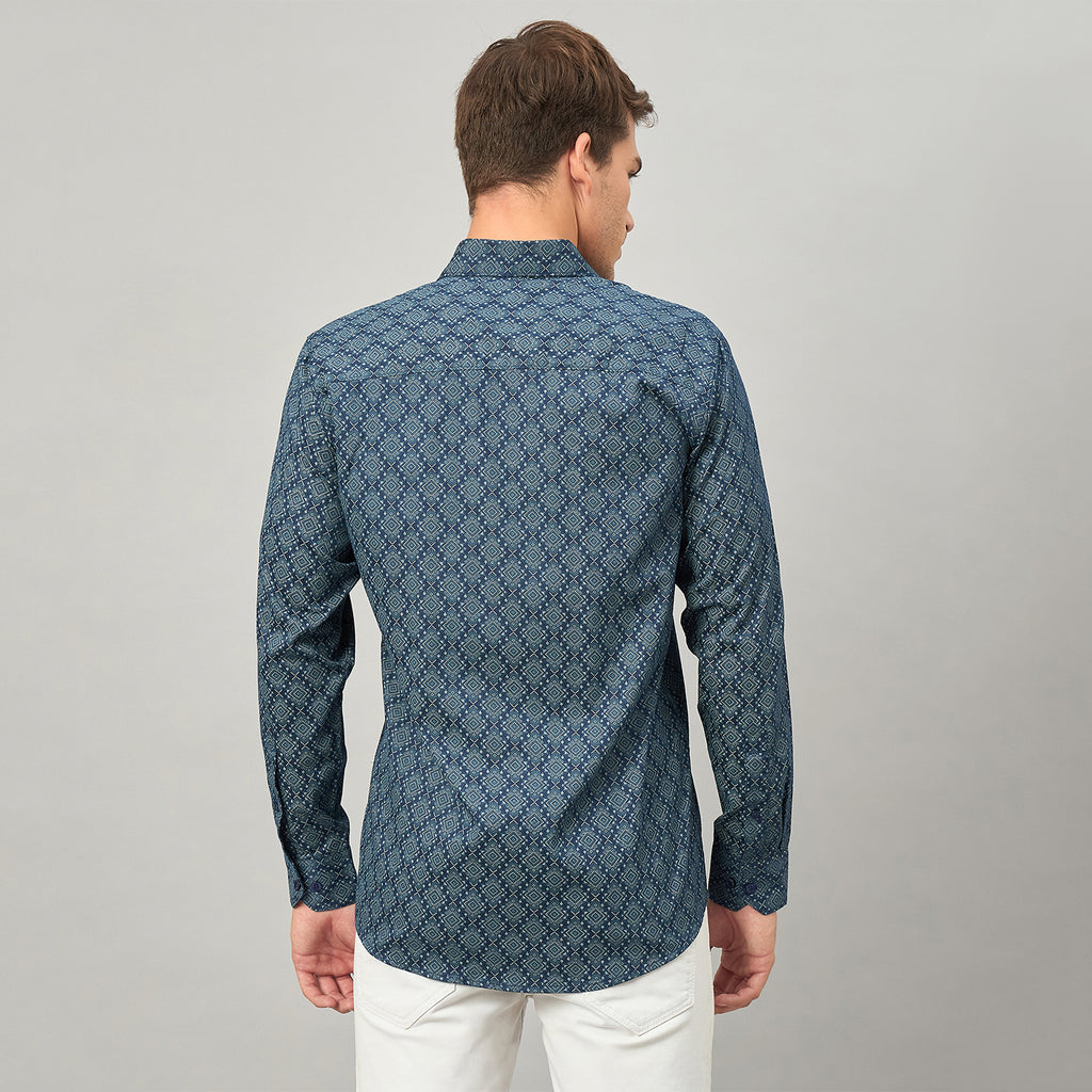 Duke Urban Men Full Sleeve Cotton Shirt (SDO6PRIB)