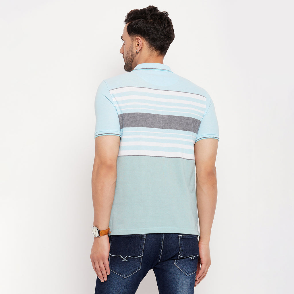 Duke Stardust Men Half Sleeve Polo Neck Cotton T-shirt (LF5880)