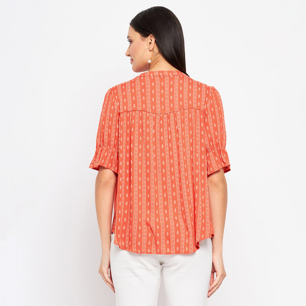 Duke Stardust Women Half Sleeve Printed Tunic (SDX4108)