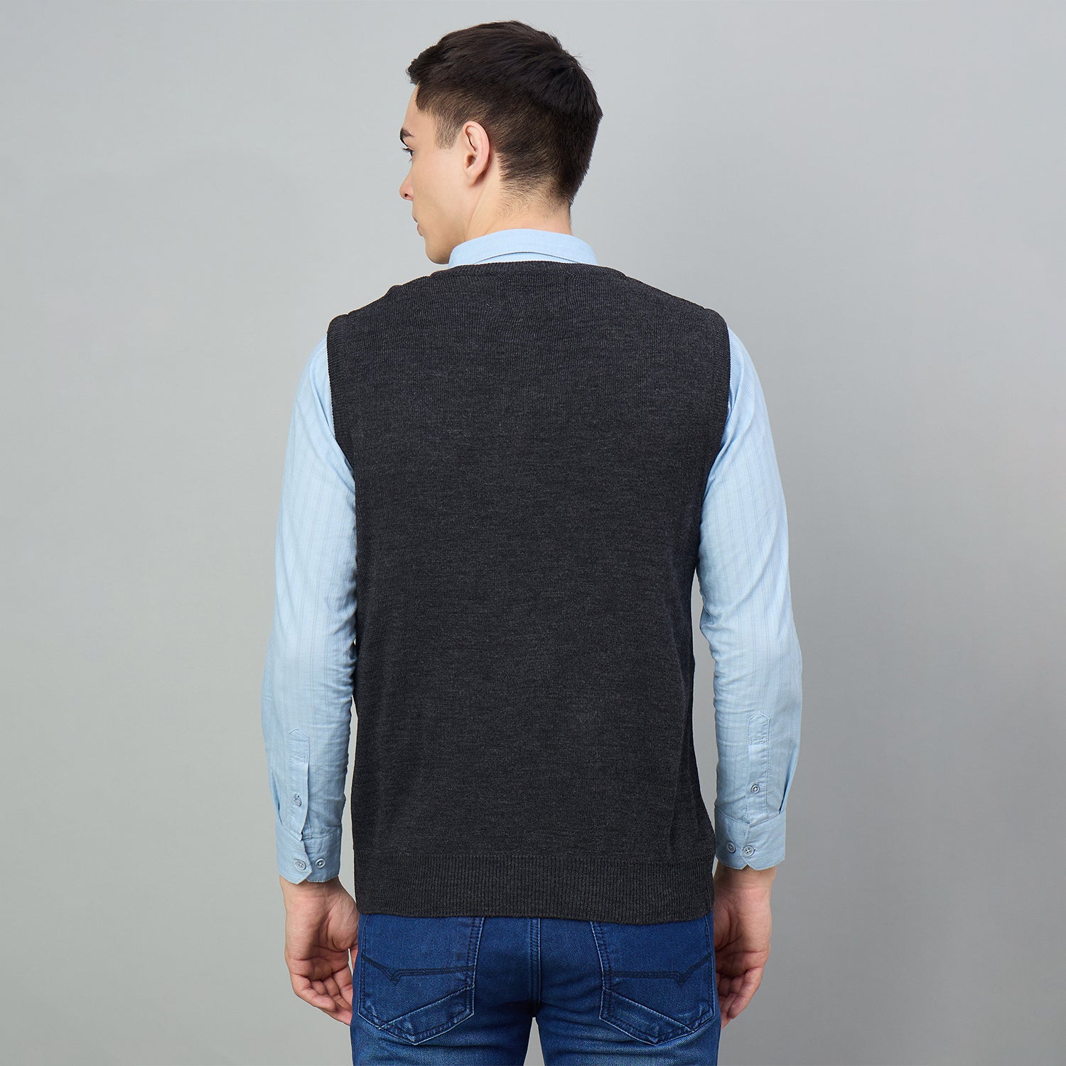 Duke Urban Men Sleeveless V-Neck Sweater (SDS5000)