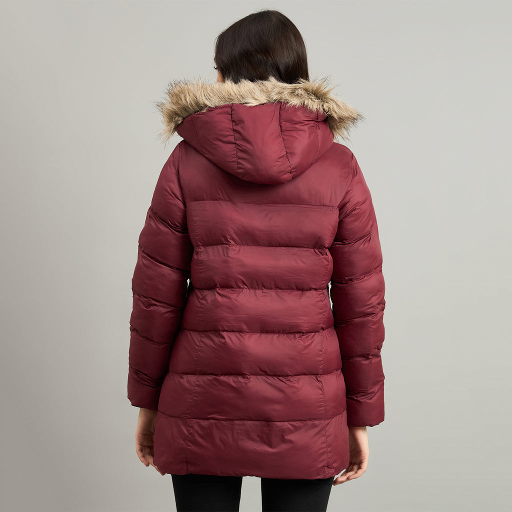 Duke Urban Women Short Style Hooded Bomber Jacket (SDZ4145)