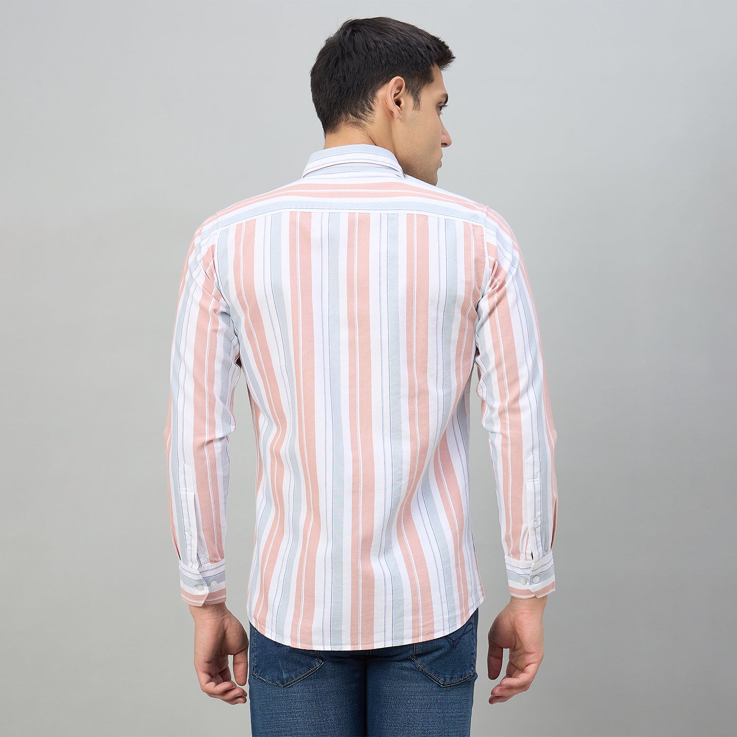 Duke Men Slim Fit Full Sleeve Short Style Cotton Shirt (SDO8STOT)