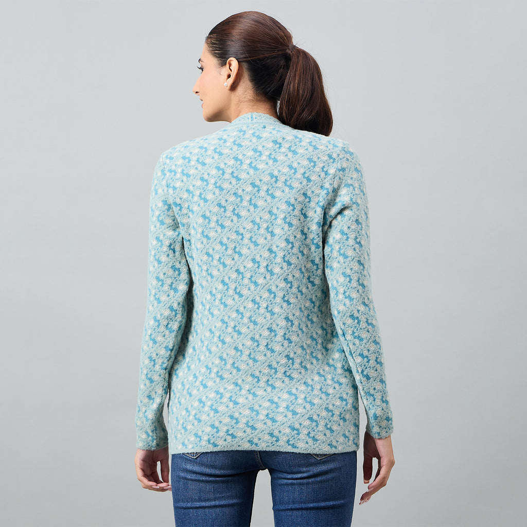 Duke Urban Women Full Sleeve Front Open Regular Cardigan (SDS1333)