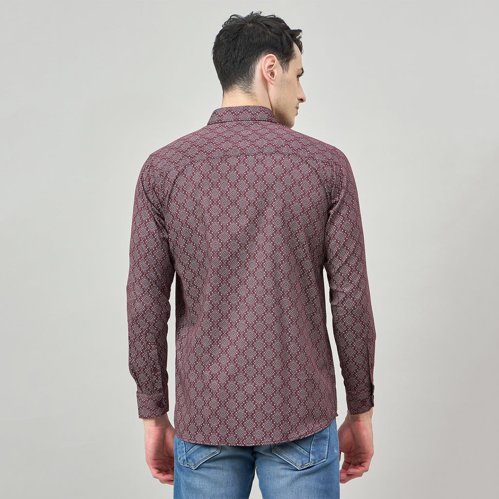 Duke Urban Men Full Sleeve Cotton Shirt (SDO6PRIB)
