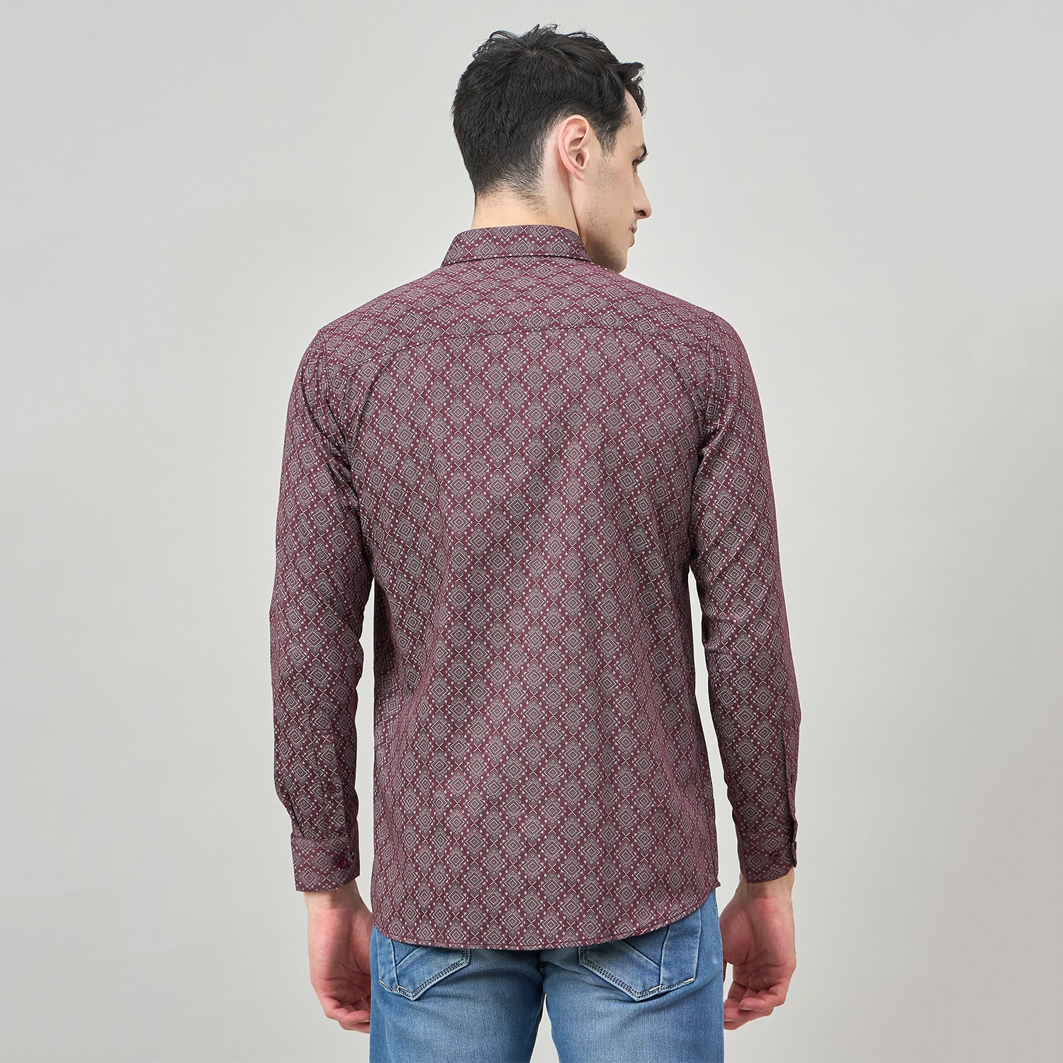 Duke Urban Men Full Sleeve Cotton Shirt (SDO6PRIB)