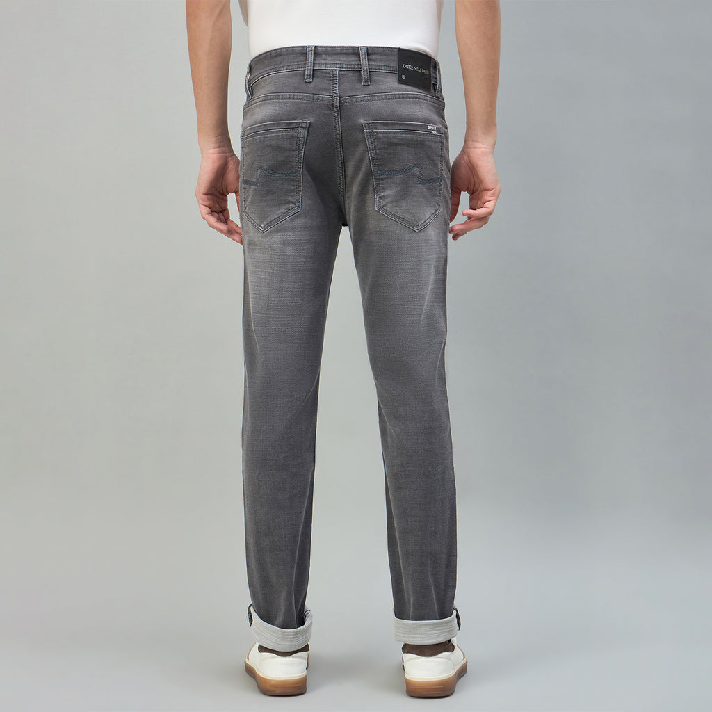 Duke Urban Men Narrow Bottom Mid-Rise Light Fade Stretchable Jeans (SDD5948N)