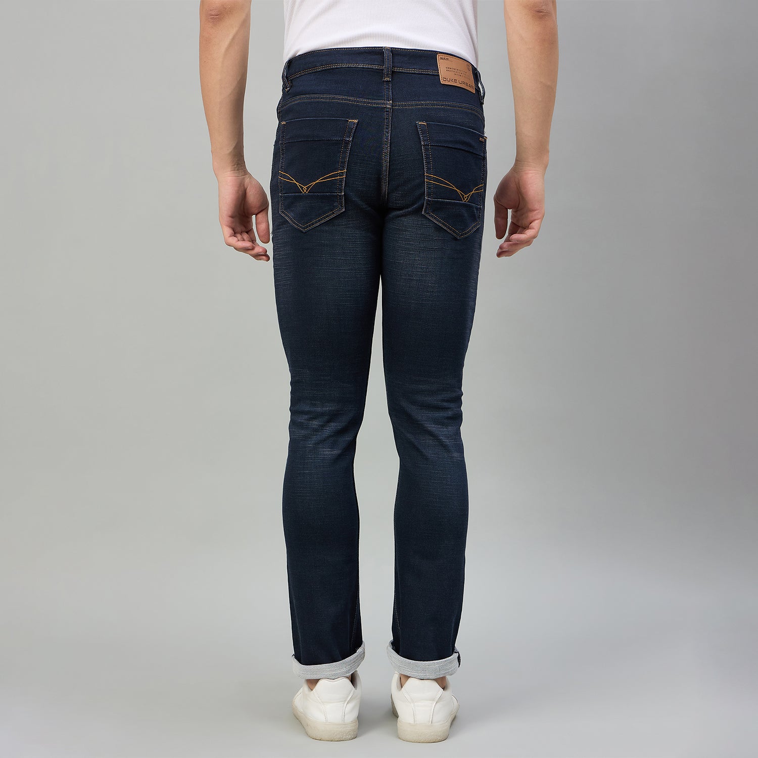 Duke Men Narrow Fit Stretchable Jeans (SDD9246N)