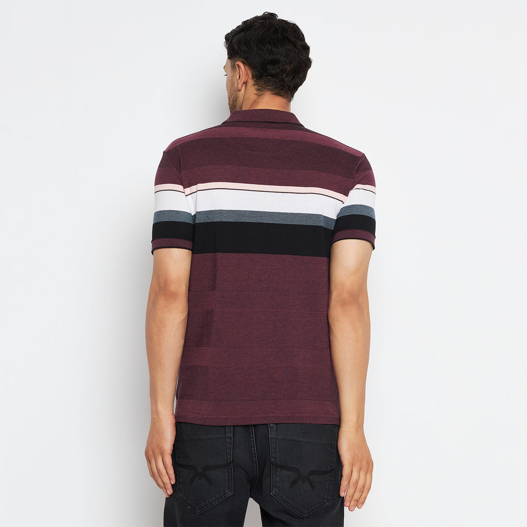 Duke Stardust Men Polo Neck Half Sleeve Cotton T-shirt (LF7069)