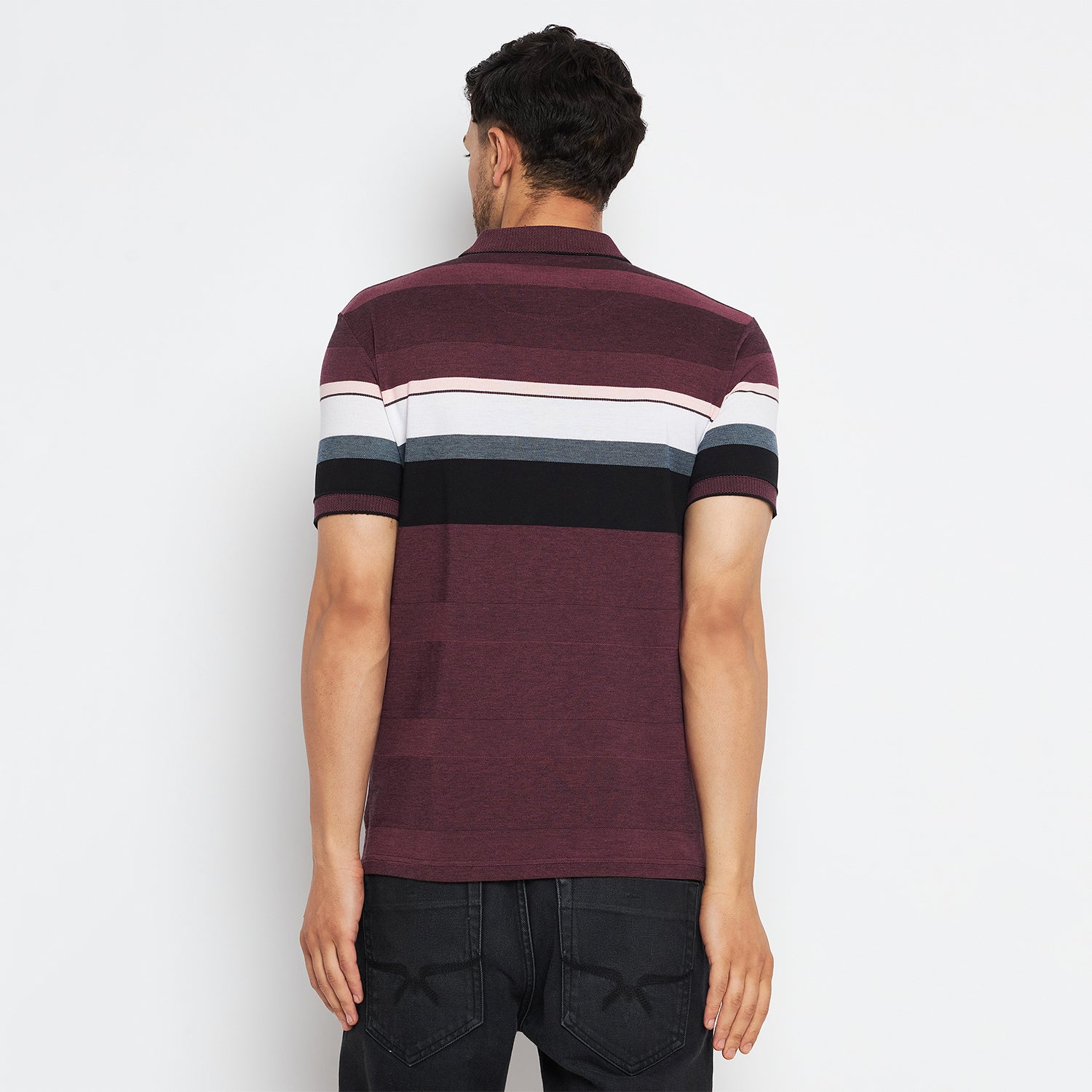 Duke Stardust Men Polo Neck Half Sleeve Cotton T-shirt (LF7069)
