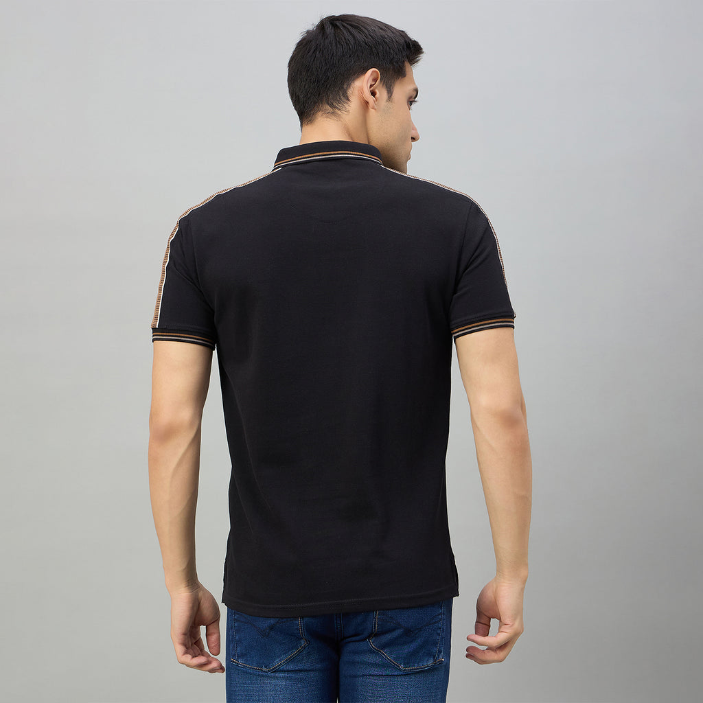Duke Men Half Sleeve Cotton Regular Fit Casual T-shirt (LF7967)