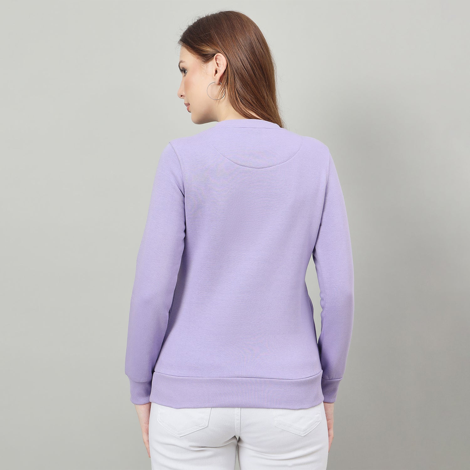 Duke Urban Women Round Neck Regular Sweatshirt (LFX956)