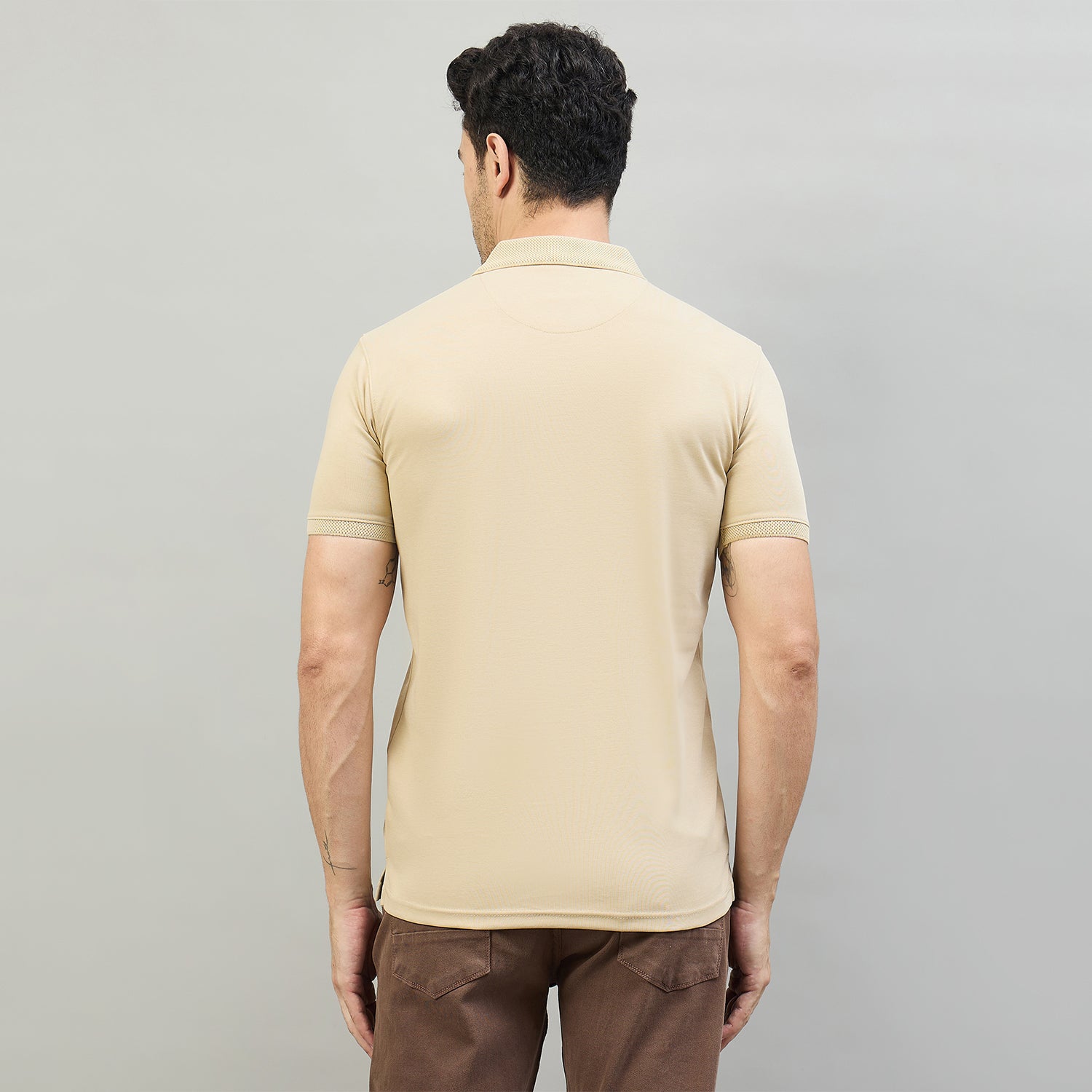 Duke Men Half Sleeve Cotton Smart Fit Casual T-shirt (SD75)
