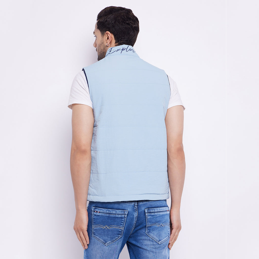 Duke Stardust Men Sleeveless Reversible Jacket (SDZ3054)