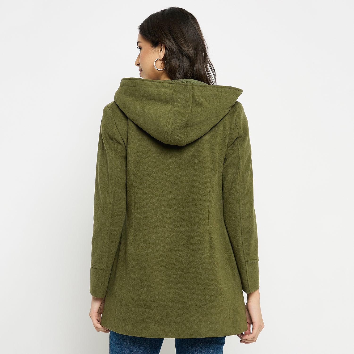 Duke Urban Women Full Sleeve Long Coat (SDZ4103)