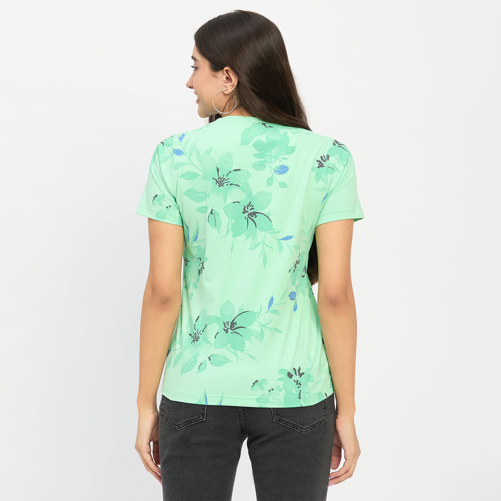 Duke Urban Women Half Sleeve Round Neck Top (LFX3287)