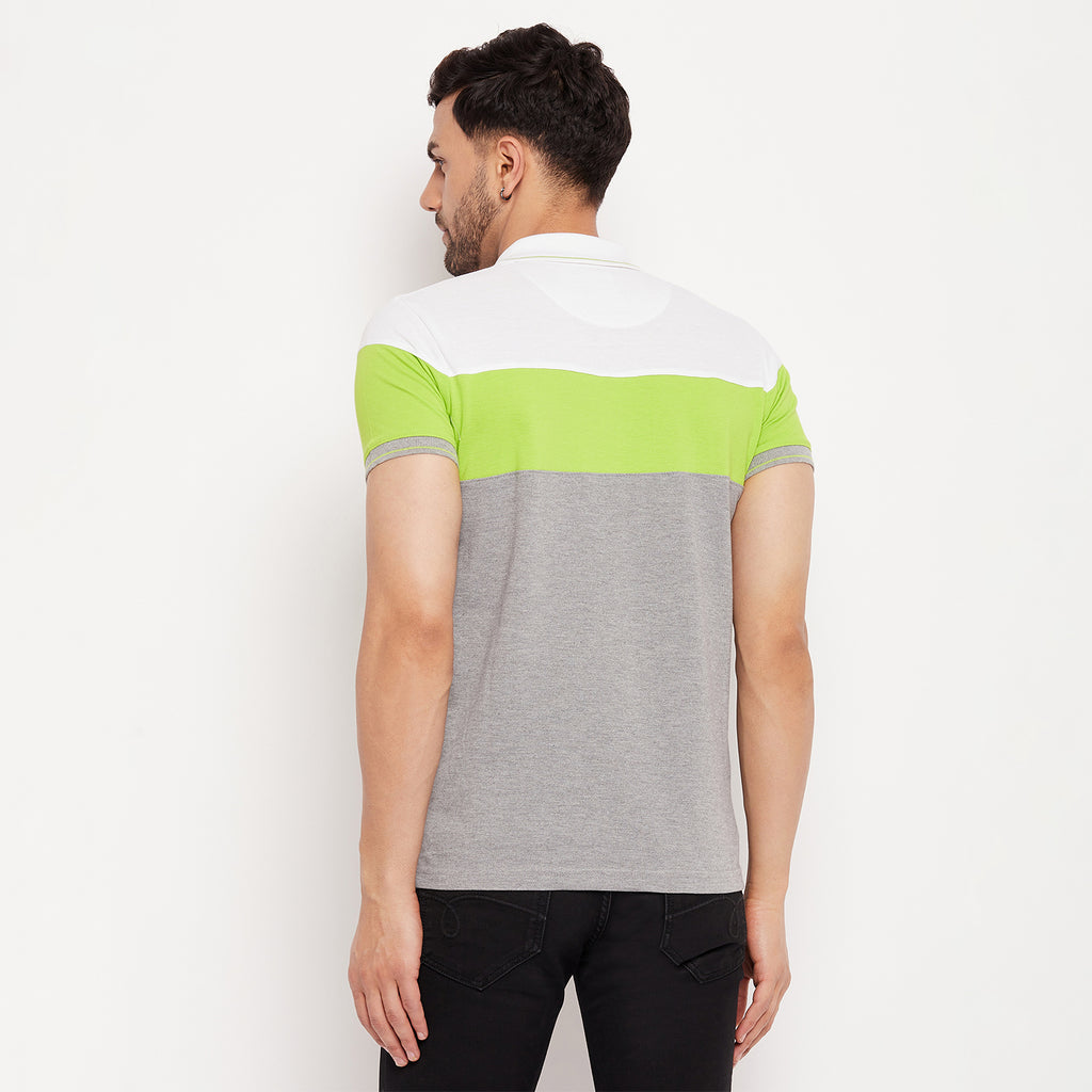 Duke Stardust Men Half Sleeve Polo Neck Cotton T-shirt (4036)