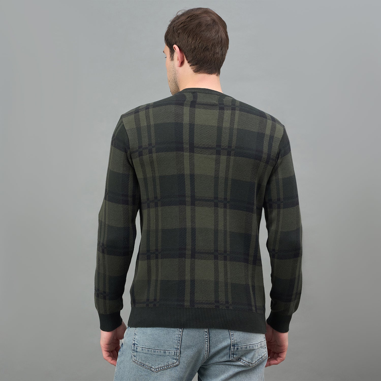 Duke Urban Men Full Sleeve Round Neck Regular Sweater (SDS2181)