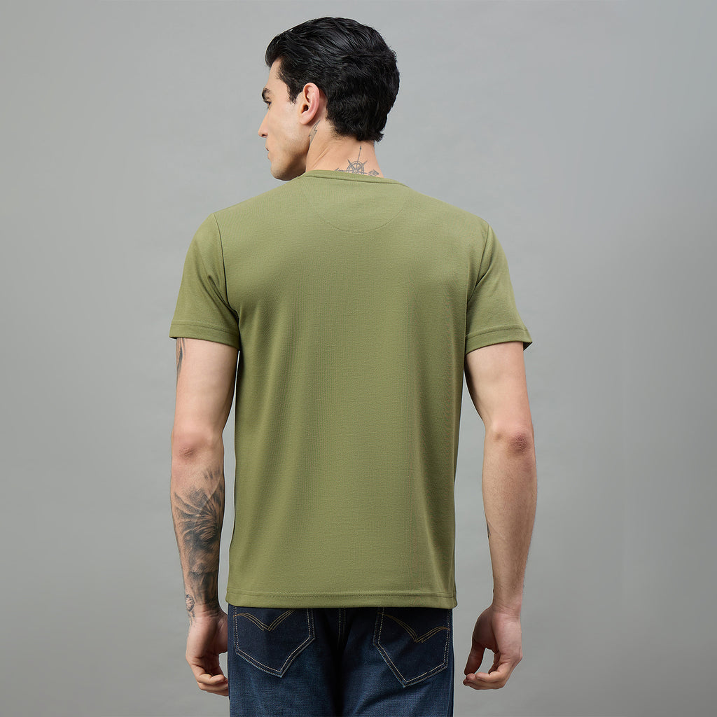 Duke Urban Men Typography Half Sleeve Round Neck Tshirt (LF7597)