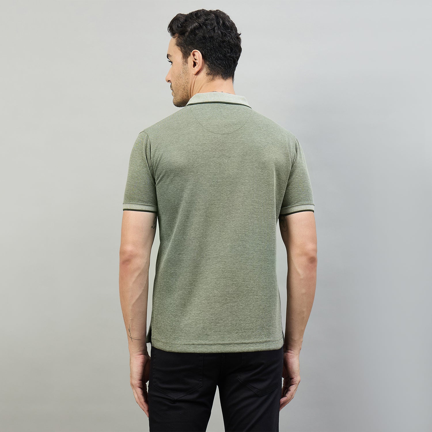 Duke Men Half Sleeve Cotton Smart Fit Casual T-shirt (SD74)