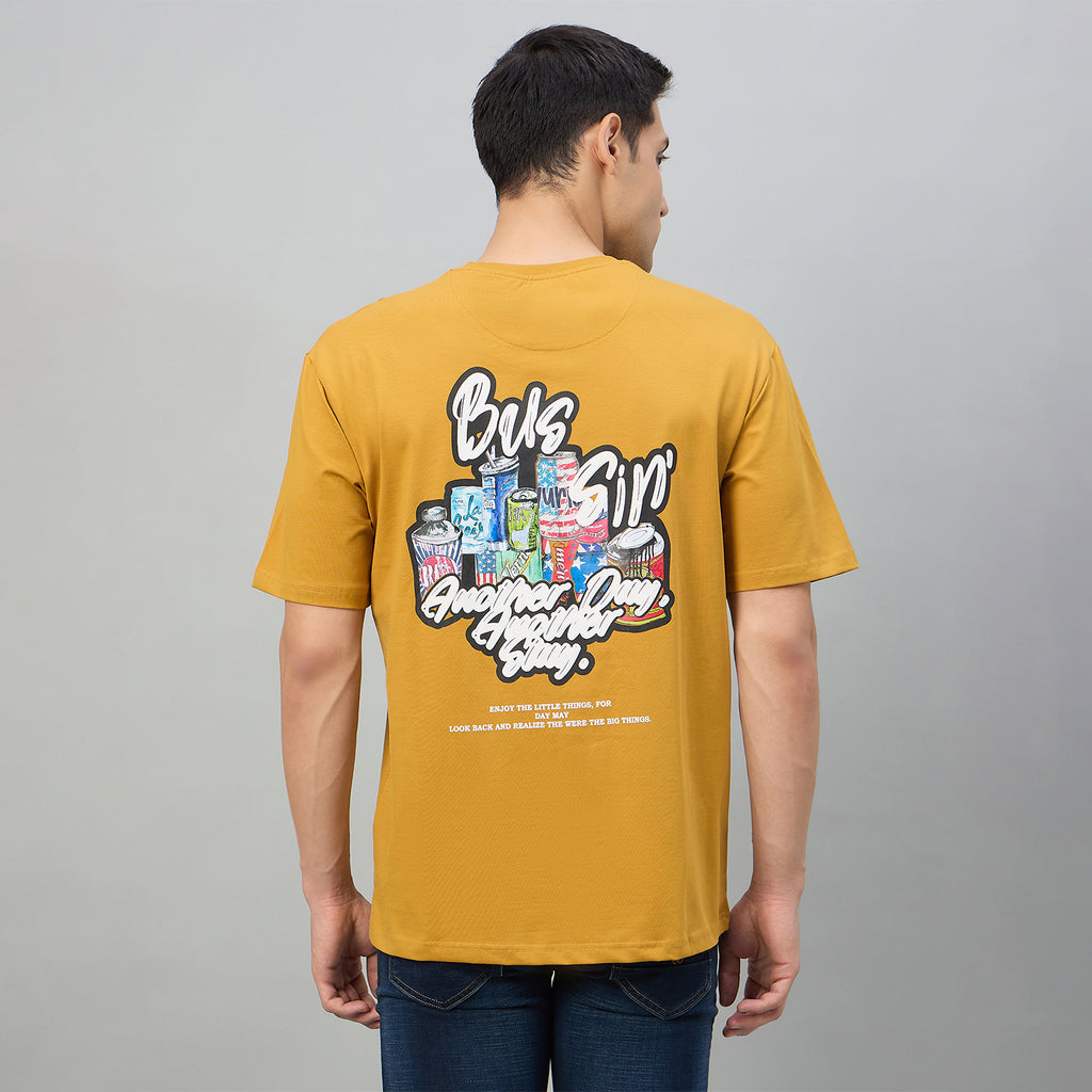 Duke Men Half Sleeve Cotton Oversize Casual T-shirt (LF7891)
