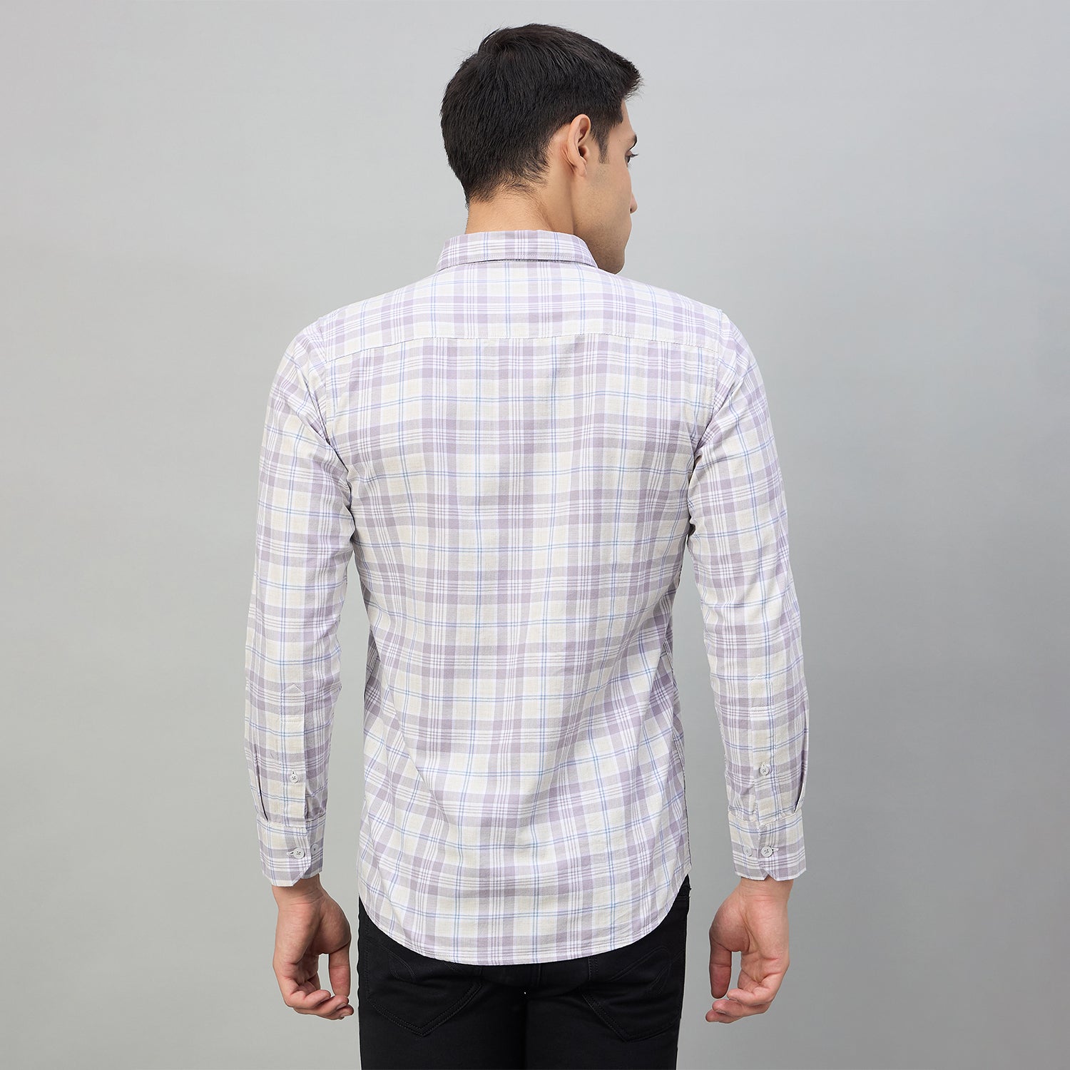 Duke Men Slim Fit Full Sleeve Short Style Cotton Shirt (SDO8CKBP)