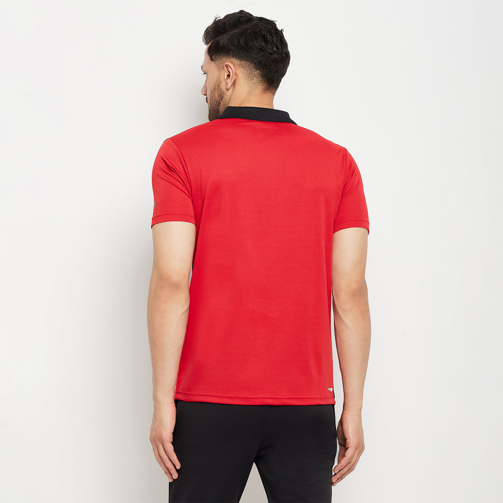 Duke Stardust Men Half Sleeve Polo Neck Cotton T-shirt (GD1224)