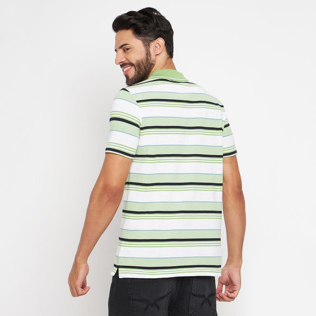 Duke Stardust Men Polo Neck Half Sleeve Cotton T-shirt (LF7047)